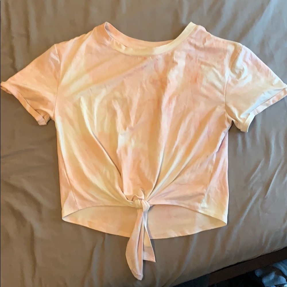Tie Dyed Cropped T-shirt
